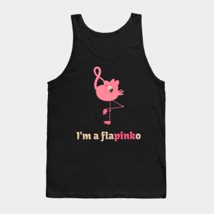 Flamingo Pink Ribbon Breast Cancer Awareness Month October Tank Top